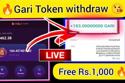 Chingari app Gari token withdraw details || Crypto currency Airdrop @Tech & Earn Official