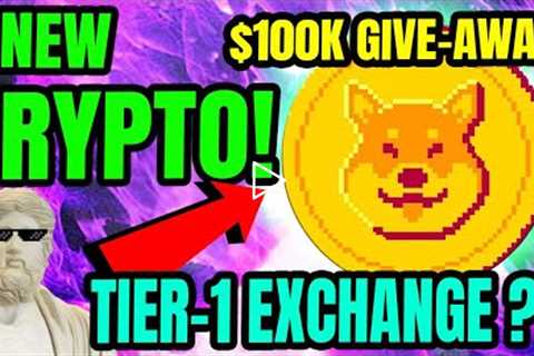 NEW CRYPTO TODAY 🔥 TAMADOGE 🔥 TIER-1 EXCHANGE SOON !! 🔥 $100,000 REWARDS !!! 💰 NEW ALTCOIN..