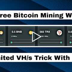 New Free Cloud Mining Website || New Free Bitcoin Mining Website || Cryptoff.cc Unlimited VH/s Trick