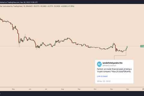 FTM price rebounds 50% as Fantom reveals 30 years runway (without having to sell its token)