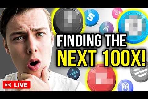Discovering The Next 100x Crypto Altcoin LIVE (Research With Miles Deutscher)