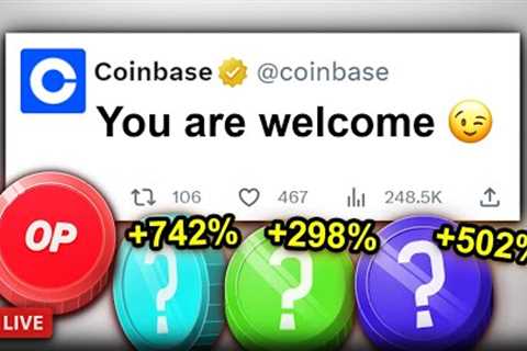 Huge Coinbase Announcement Is Bullish For THESE Altcoins