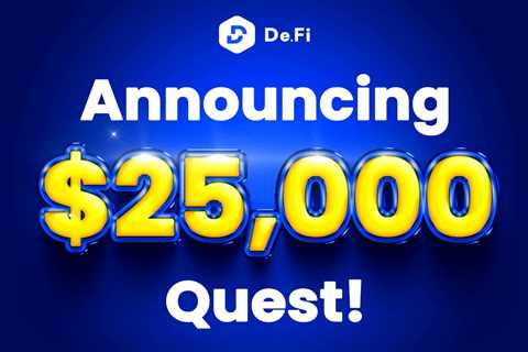 BREAKING: $25,000 De.Fi Quest is LIVE! How to Participate? (Step-by-Step)