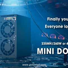 The Goldshell MINI DOGE II 420 MH/s Scrypt ASIC Miner is Now Available