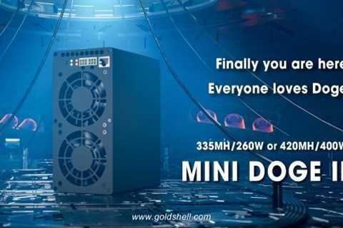 The Goldshell MINI DOGE II 420 MH/s Scrypt ASIC Miner is Now Available