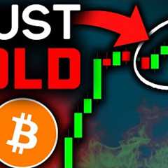 BITCOIN: I AM SELLING (Here''s Why)!!! Bitcoin News Today & Ethereum Price Prediction!