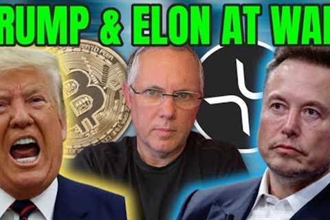 MEGA CRYPTO NEWS! PRESIDENT TRUMP AND ELON MUSK AT WAR! THIS IS CRAZY!