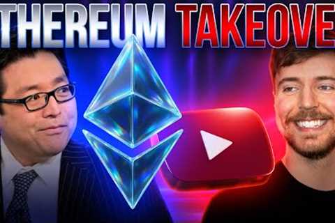 Ethereum Takes Over Youtube!🚀Tom Lee Buys Mr. Beast🚨