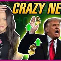 CRAZY TRUMP Speech “EVERYBODY’S PORTFOLIOS ARE GAINING WAY UP!” Bitcoin and Crypto PUMP Now?